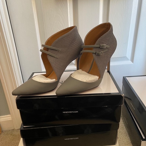 Grey Nine West Dress Shoes - Picture 6 of 6